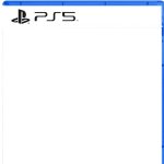 PS5 cover template