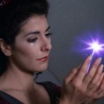 STAR TREK COUNSELOR TROI WITH BALL OF LIGHT