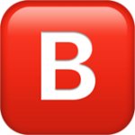 b emoji