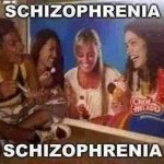 you know who else suffers from schizophrenia? meme