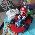Mario and Luigi Karting toward chaos meme