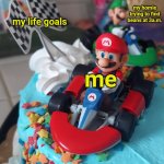 Mario and Luigi Karting toward chaos | my homie trying to find beans at 3a.m. my life goals; me | image tagged in mario and luigi karting toward chaos,me and the boys at 2am looking for x,me and the boys at 3 am,beans,mario kart,mario kart 8 | made w/ Imgflip meme maker