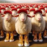 Trump Sheeple Golden Sneakers MAGA hat JPP meme