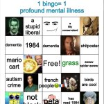 tangent bingo meme