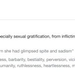 Google meaning : Sadism
