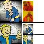 why | image tagged in fallout drake | made w/ Imgflip meme maker