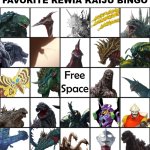 Favorite Reiwa Kaiju Bingo