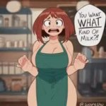 Ochaco tits GIF Template