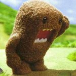 domo looks off into the distance and sees...