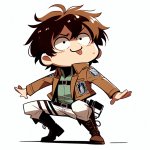 eren yeager being goofy