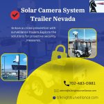 Solar Camera System Trailer Nevada