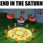 Send in the Saturns