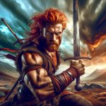 Red headed barbarian finding Glory