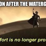 This effort is no longer profitable | RICHARD NIXON AFTER THE WATERGATE SCANDAL | image tagged in this effort is no longer profitable | made w/ Imgflip meme maker