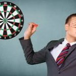 Throwing darts template