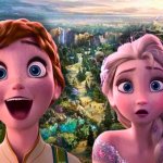 Elsa embarrassed Anna Amazed