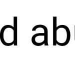 Child Abuse Word