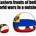 You can't move a massive boulder from its land | Eastern fronts of both world wars in a nutshell | image tagged in gifs,russia | made w/ Imgflip video-to-gif maker