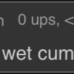 you sopping wet cum sock