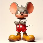 Pissed off Mickey mouse