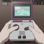 Game Boy advance sp anime