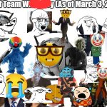 All of team W******y (as of March 3, 2024)