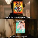 Im the upgrade | image tagged in im the upgrade,memes,dinosaur,animeme,anime meme,shitpost | made w/ Imgflip meme maker