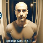 bald man on your ring door camera template