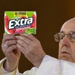 pope gum meme