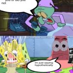 SpongeBob Hypothetically meme