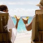 Young Couple On Beach Margarita