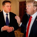 Elon Musk Donald Trump, both moochers at the gov't trough meme