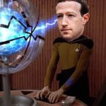 ZUCKERBERG SCANS THE WEB, DATA, STAR TREK meme