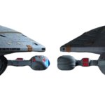 USS Voyager Front And Back View Transparent Background Star Trek