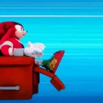 Knuckles chair gif - Sonic Boom meme