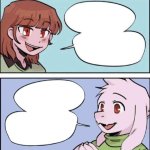 Chara and Asriel Talking