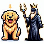 Golden Retriever and Hades