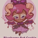 Blueberry Bat Cookie Fanchild