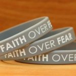 Faith over Fear bracelet Psalm 118:6