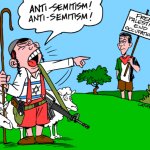 Israeli jew screams at Palestinian