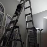 Cat on ladder meme