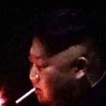 Kim Jong Un smoking