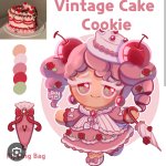 Vintage Cake Cookie Fanchild