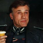 Hans Landa with pipe meme