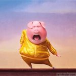 pig dancing GIF Template