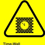 SCP Warning Time Wall Label