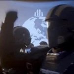 Helldivers 2 salute GIF Template