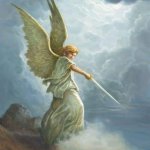 Angel with sword