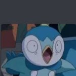 Surprised piplup template