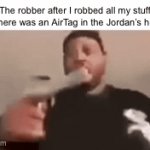 Ring: “There is motion at your front door” | The robber after I robbed all my stuff back (there was an AirTag in the Jordan’s he stole) | image tagged in gifs,for real,original meme,oh wow are you actually reading these tags | made w/ Imgflip video-to-gif maker